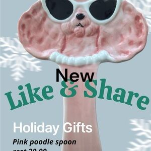 Pink Poodle Spoonrest